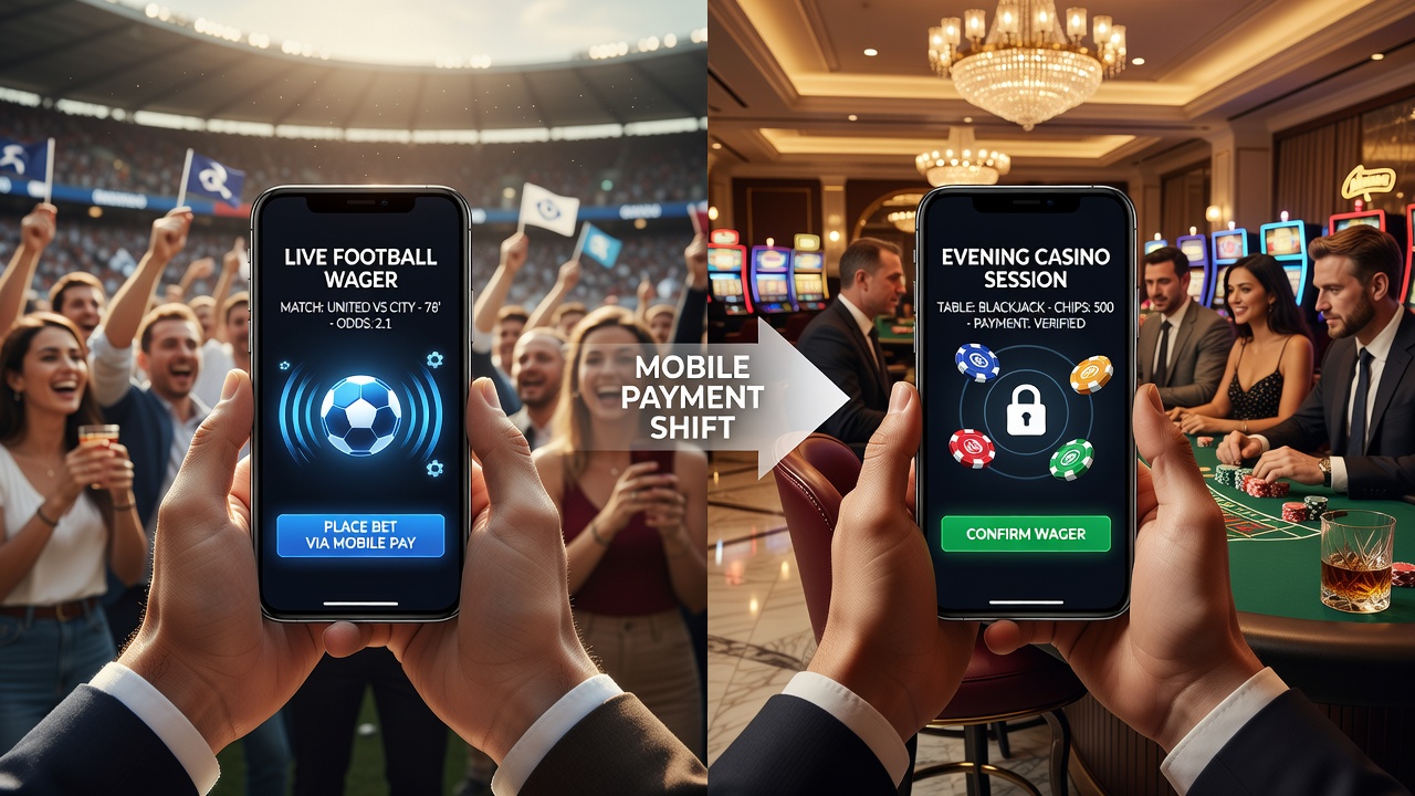 Übergang von Live-Wetten zu Casino-Spielen auf mobilen Geräten